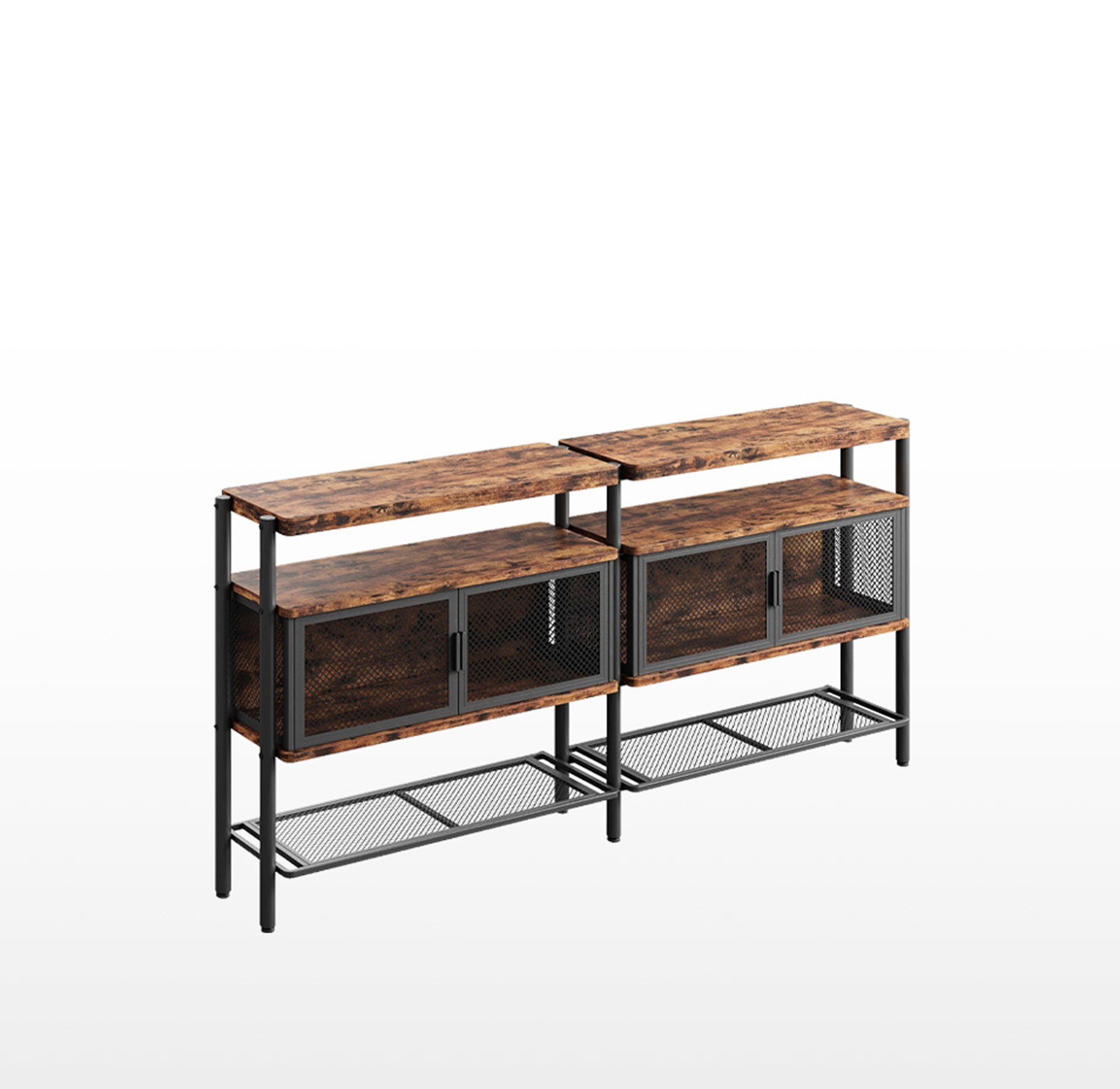 LIKEMET 74" Three-Tier Entryway Table