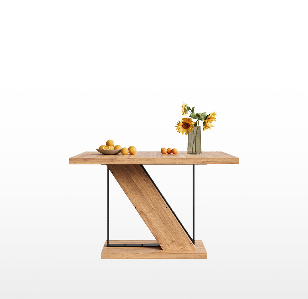 LIKEMET 47" Modern Wooden Small Rectangle Dining Table