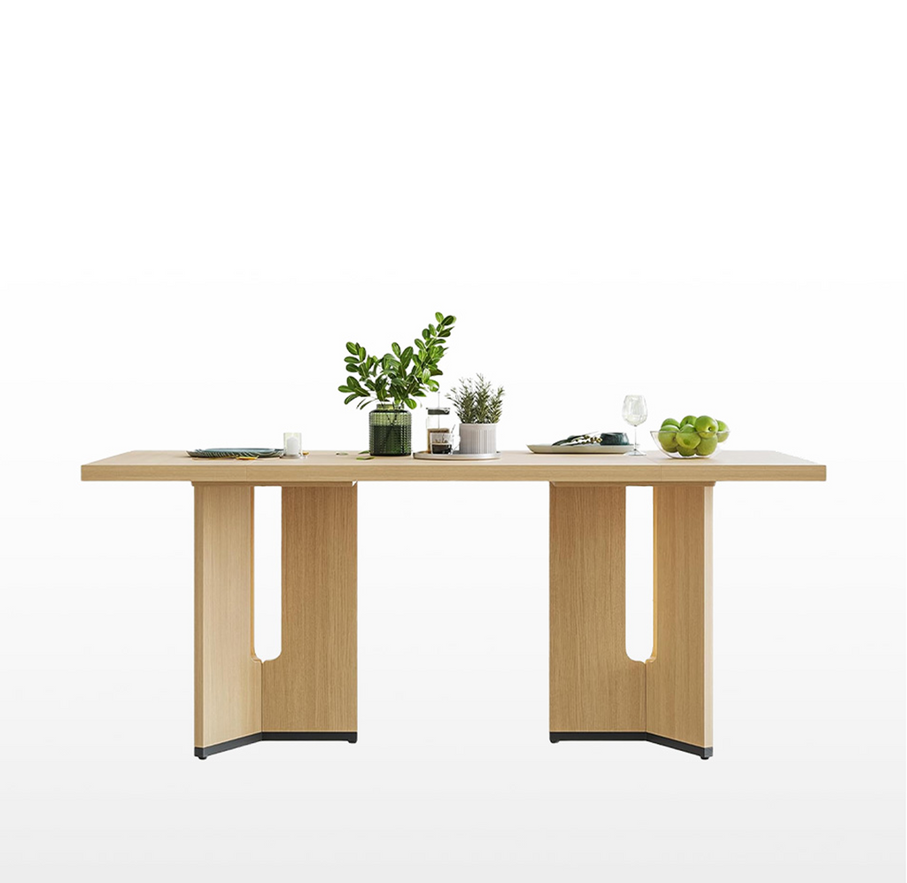 LIKEMET Rectangular Wooden Dining Table（70.9"）