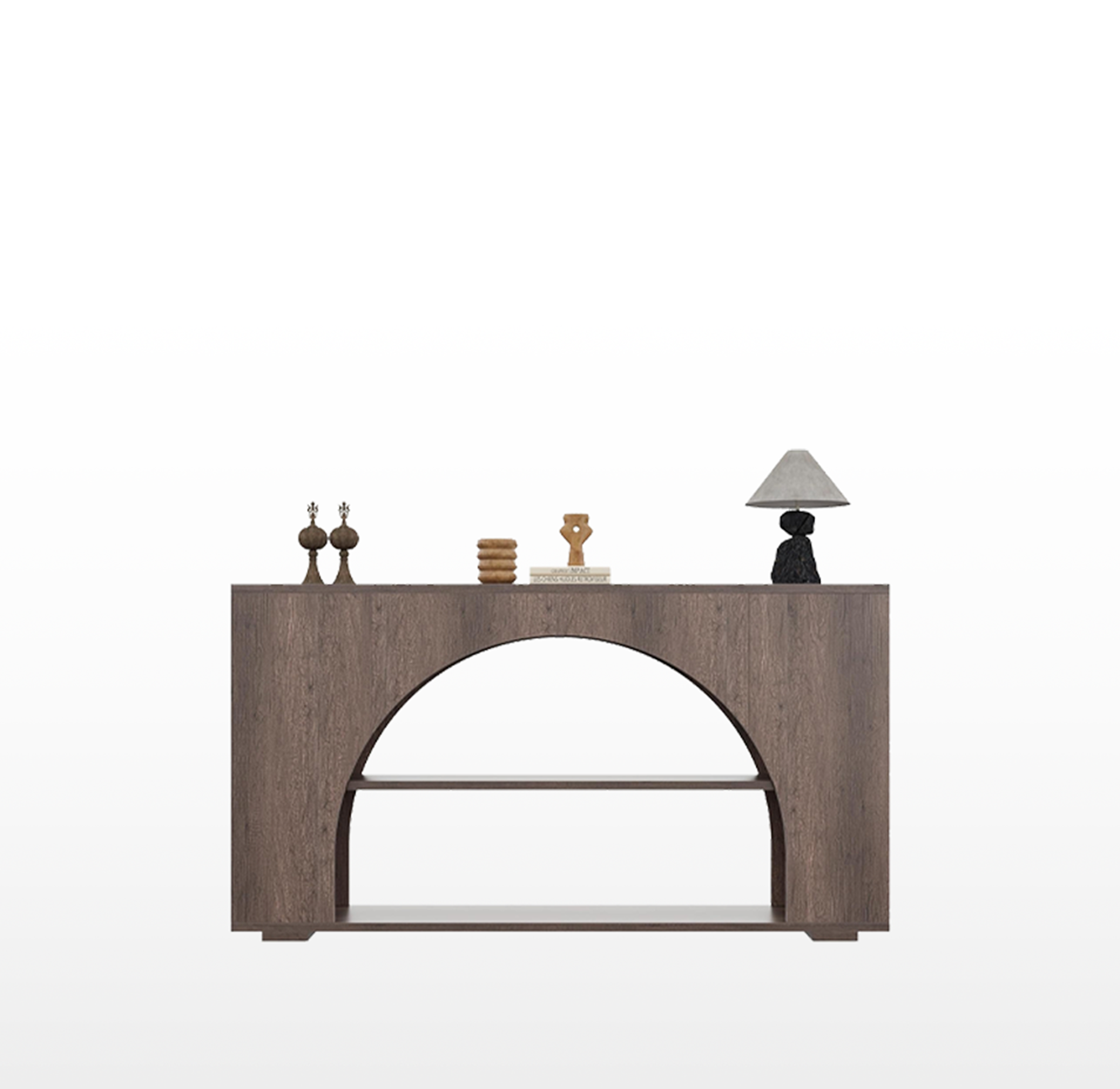 LIKEMET 55" Farmhouse Triplex Console Table