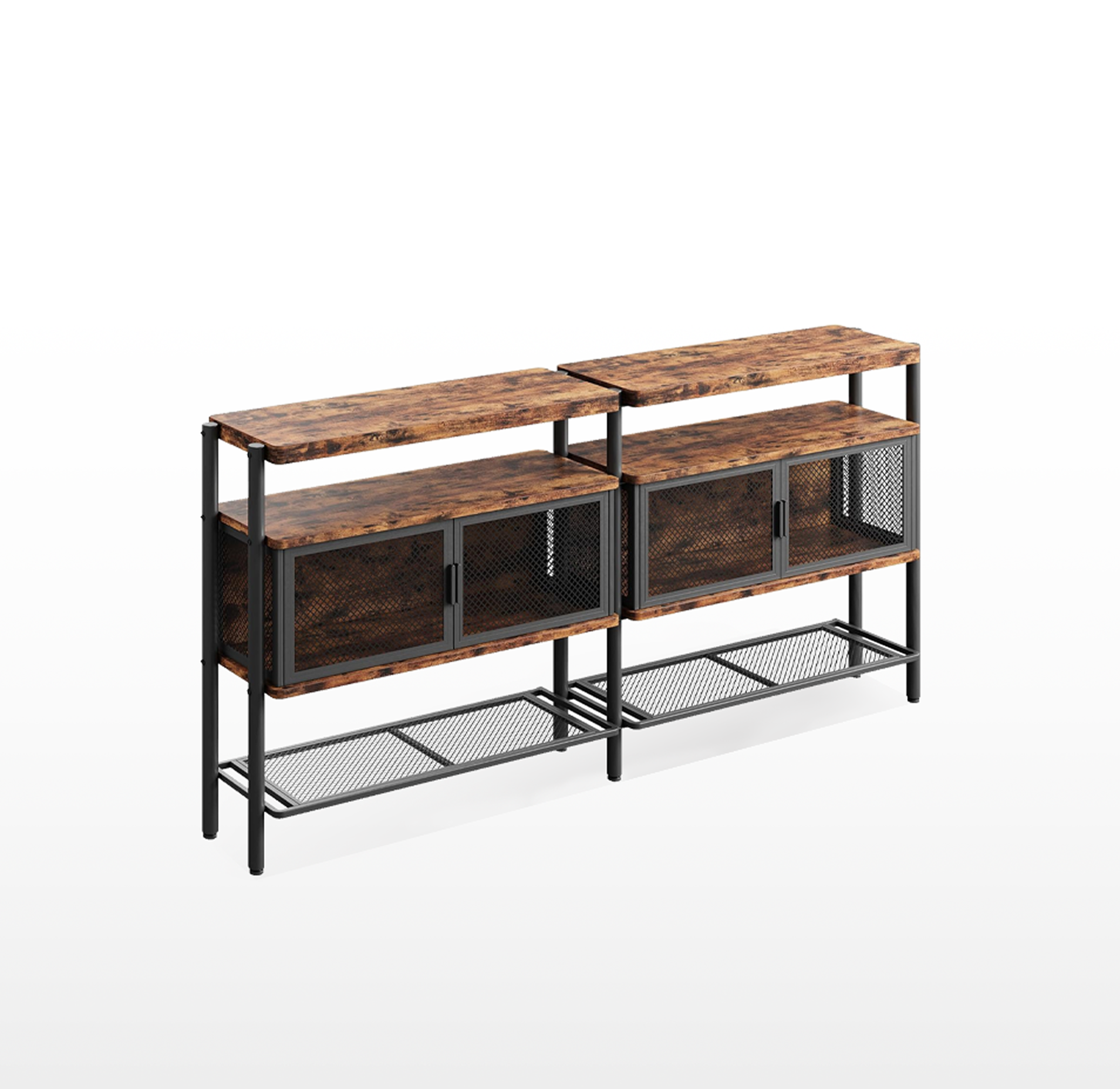 LIKEMET 74" Three-Tier Entryway Table