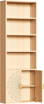 LIKEMET 70.8" Tall Modern Home Bookcase