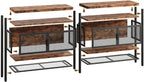 LIKEMET 74" Three-Tier Entryway Table