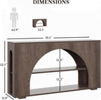 LIKEMET 55" Farmhouse Triplex Console Table
