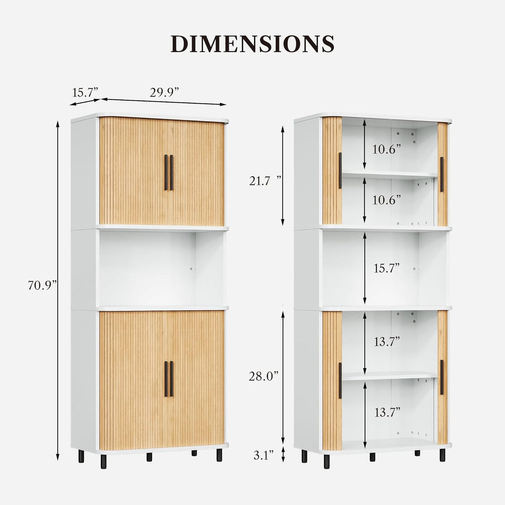 LIKEMET 70.8" Built-In Kitchen Cabinet