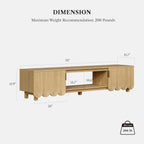LIKEMET 70.8" Wave TV Stand