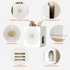 LIKEMET Sunflower Storage Hidden Cat Litter Box
