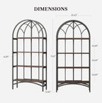 LIKEMET 70.8" High Arched Bookcase