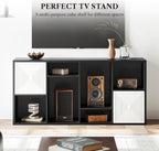 LIKEMET Wooden 8-Compartment Storage Organizer