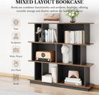 LIKEMET 47" Geometric Bookshelf