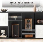 LIKEMET Wooden 8-Compartment Storage Organizer