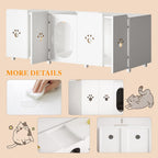 LIKEMET Hidden Double Cat Litter Box