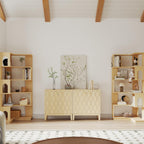LIKEMET Fish Scale Farmhouse Locker