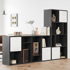 LIKEMET Wooden 8-Compartment Storage Organizer