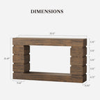 LIKEME Wooden Entryway Table