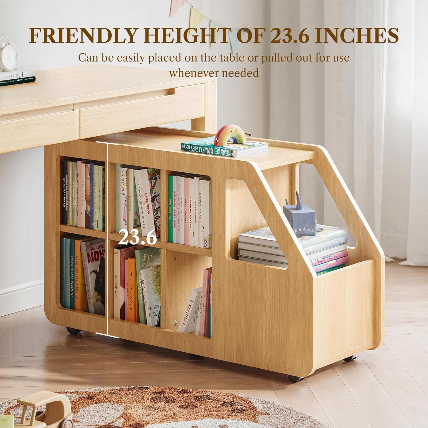 LIKEMET Car-Shaped Toy Storage Box