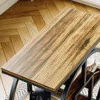 LIKEMET Geometric Frame Narrow End Table