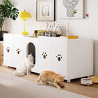 LIKEMET Hidden Double Cat Litter Box