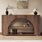 LIKEMET 55" Farmhouse Triplex Console Table
