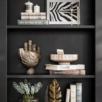 LIKEMET Rotatable Arched Bookcase（71”）
