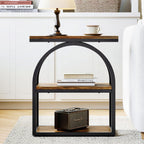 LIKEMET 25" Arched Metal Frame End Table