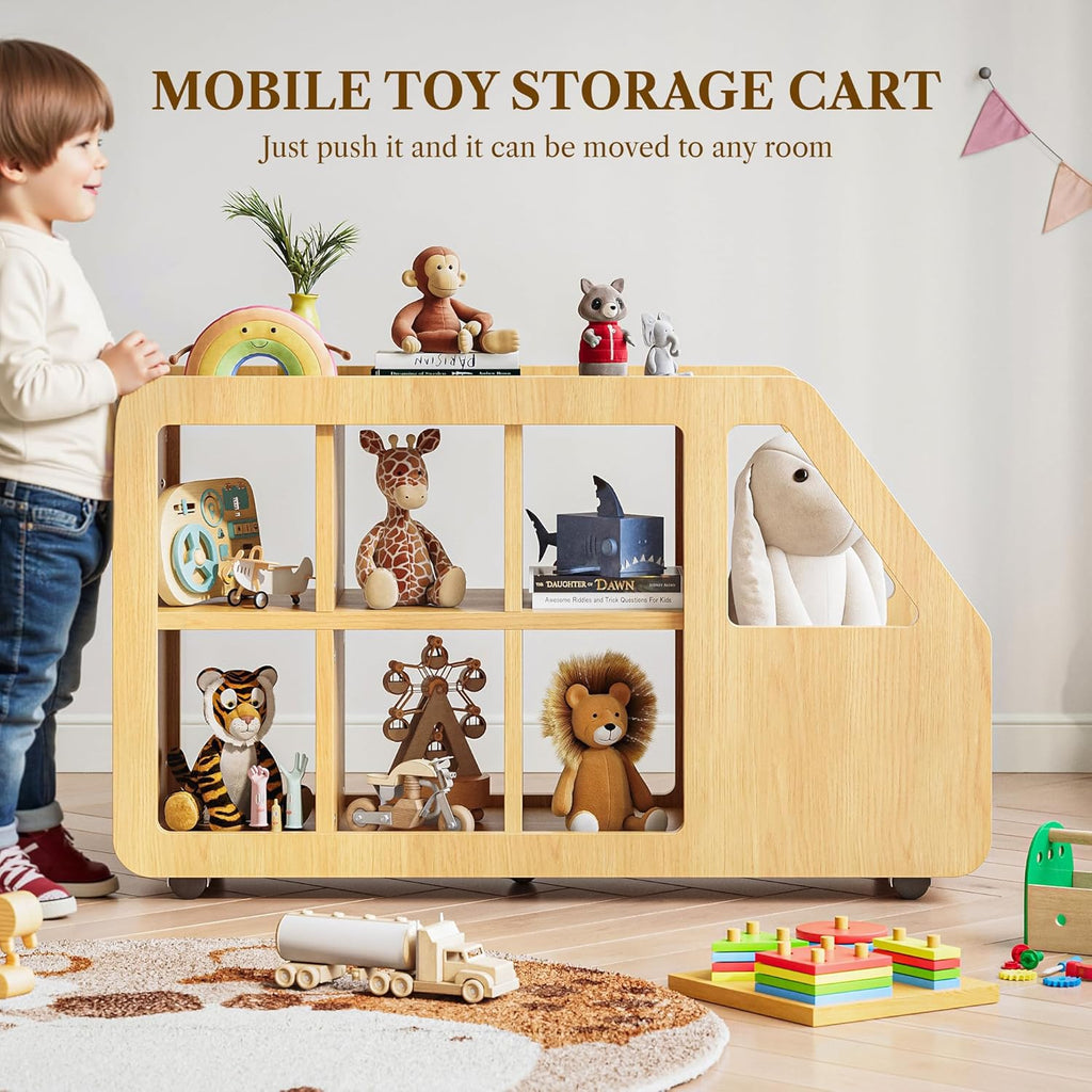 LIKEMET Car-Shaped Toy Storage Box