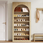 LIKEMET Arched Adjustable Shelf Shoe Cabinet（71“）
