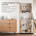 LIKEMET 70.8" Built-In Kitchen Cabinet