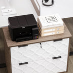 LIKEMET 2 Drawer File Cabinet with Lock