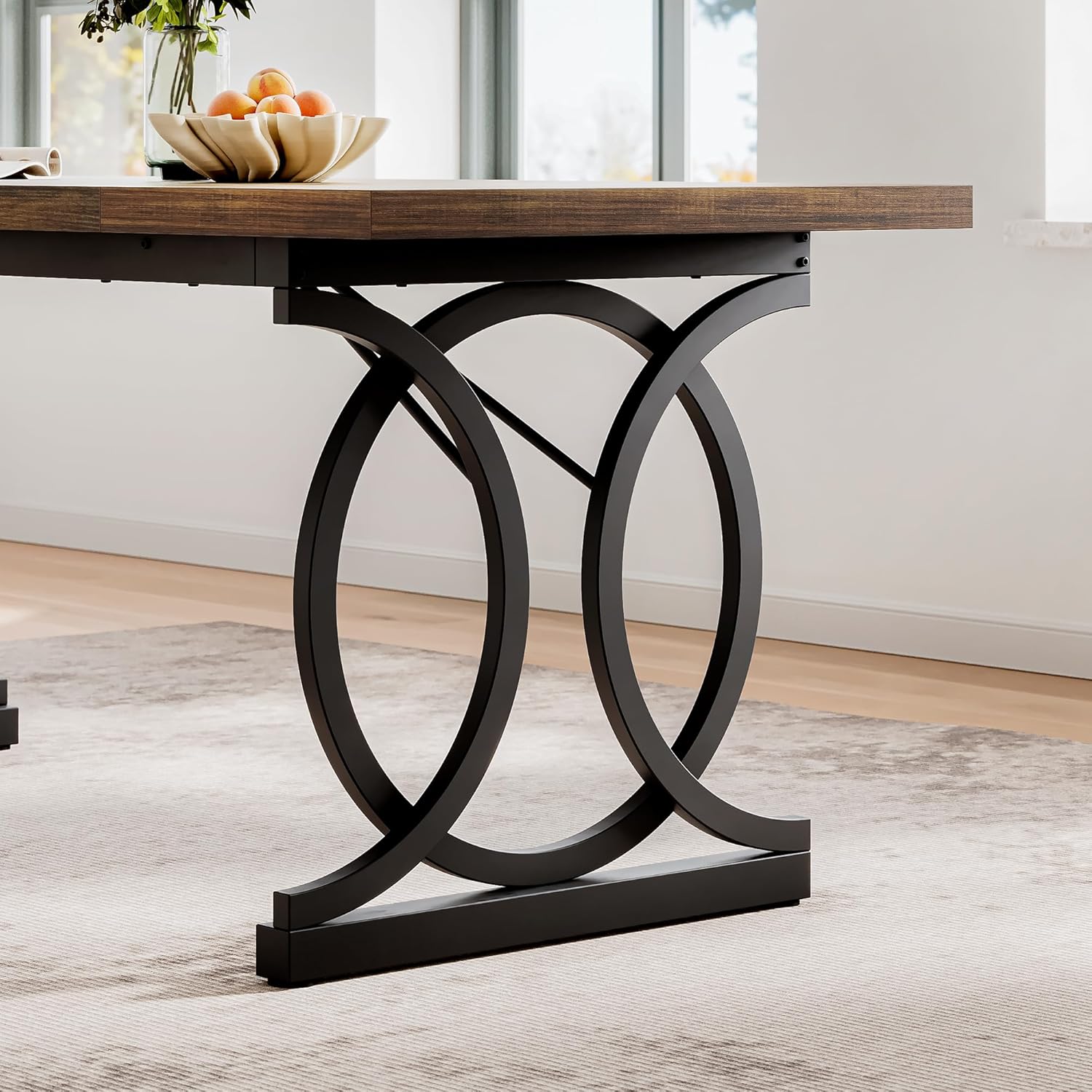 LIKEMET 70.8" Wooden Dining Table