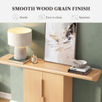 LIKEMET 55" Tree Trunk Type Console Table