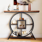 LIKEMET 41.3" Round Base Console Table