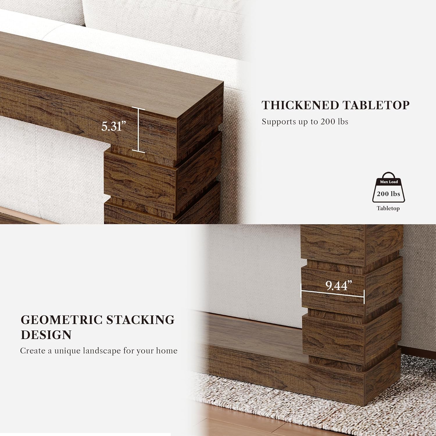 LIKEME Wooden Entryway Table