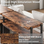 LIKEMET 74" Three-Tier Entryway Table