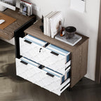 LIKEMET 2 Drawer File Cabinet with Lock