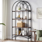 LIKEMET 70.8" High Arched Bookcase