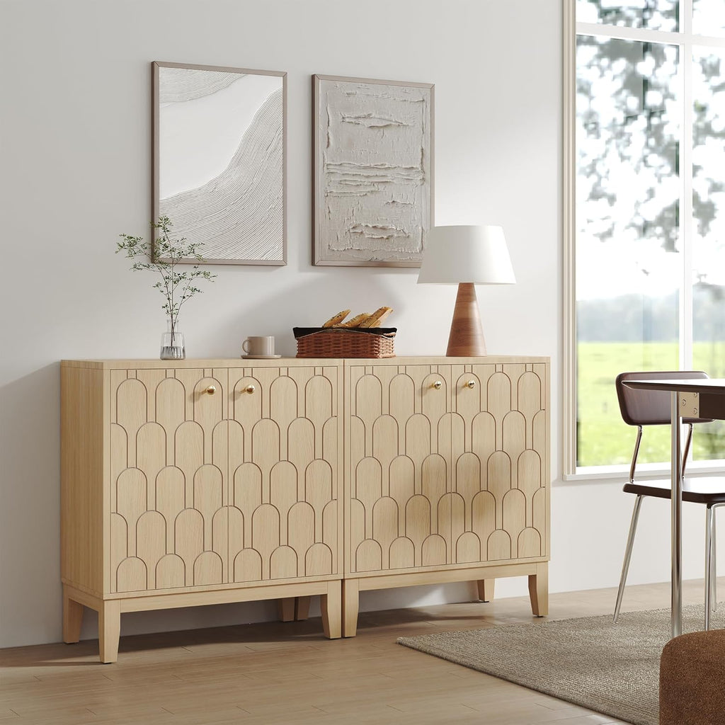 LIKEMET Fish Scale Farmhouse Locker