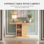 LIKEMET 55" Tree Trunk Type Console Table
