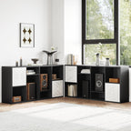 LIKEMET Wooden 8-Compartment Storage Organizer