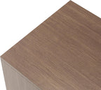 LIKEMET 19.6" Arched Wood End Table