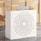 LIKEMET 47” Reception Desk with Counter