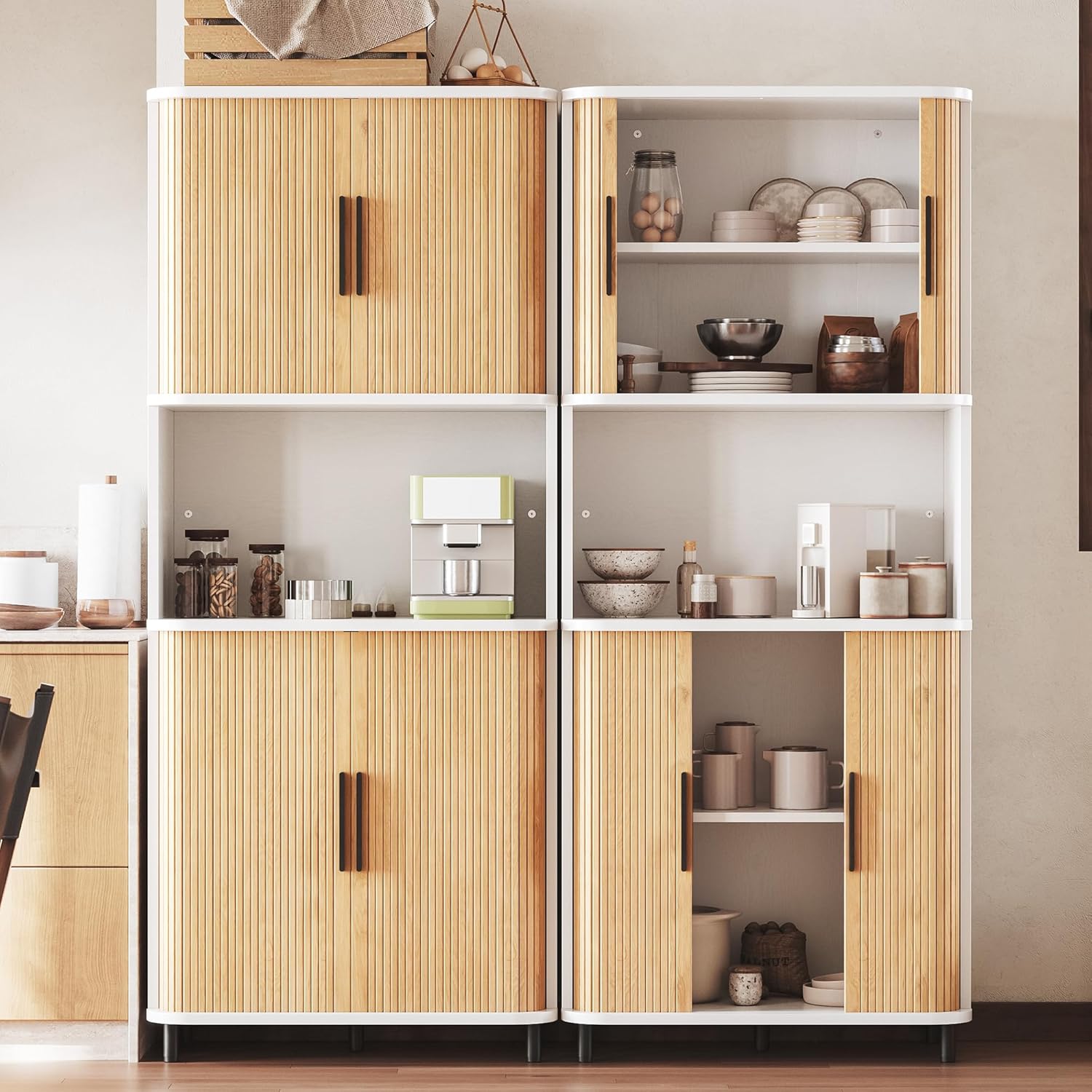 LIKEMET 70.8" Built-In Kitchen Cabinet