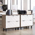 LIKEMET 2 Drawer File Cabinet with Lock