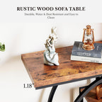 LIKEMET 41.3" Round Base Console Table