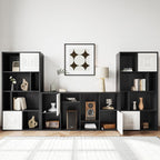 LIKEMET Wooden 8-Compartment Storage Organizer