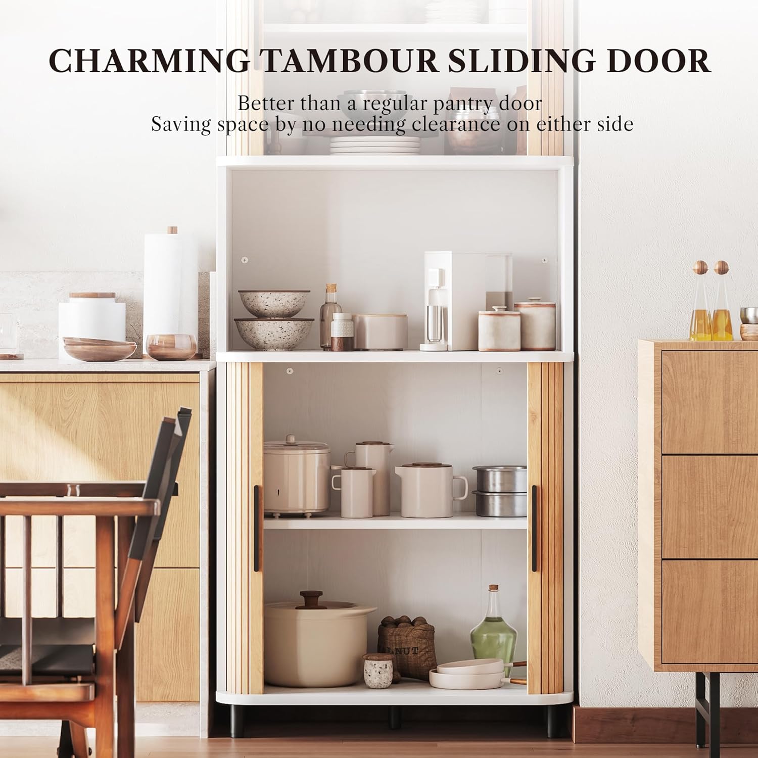 LIKEMET 70.8" Built-In Kitchen Cabinet