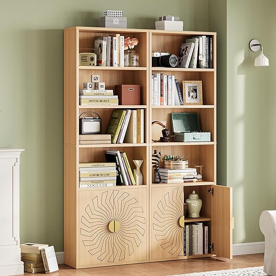 LIKEMET 70.8" Tall Modern Home Bookcase