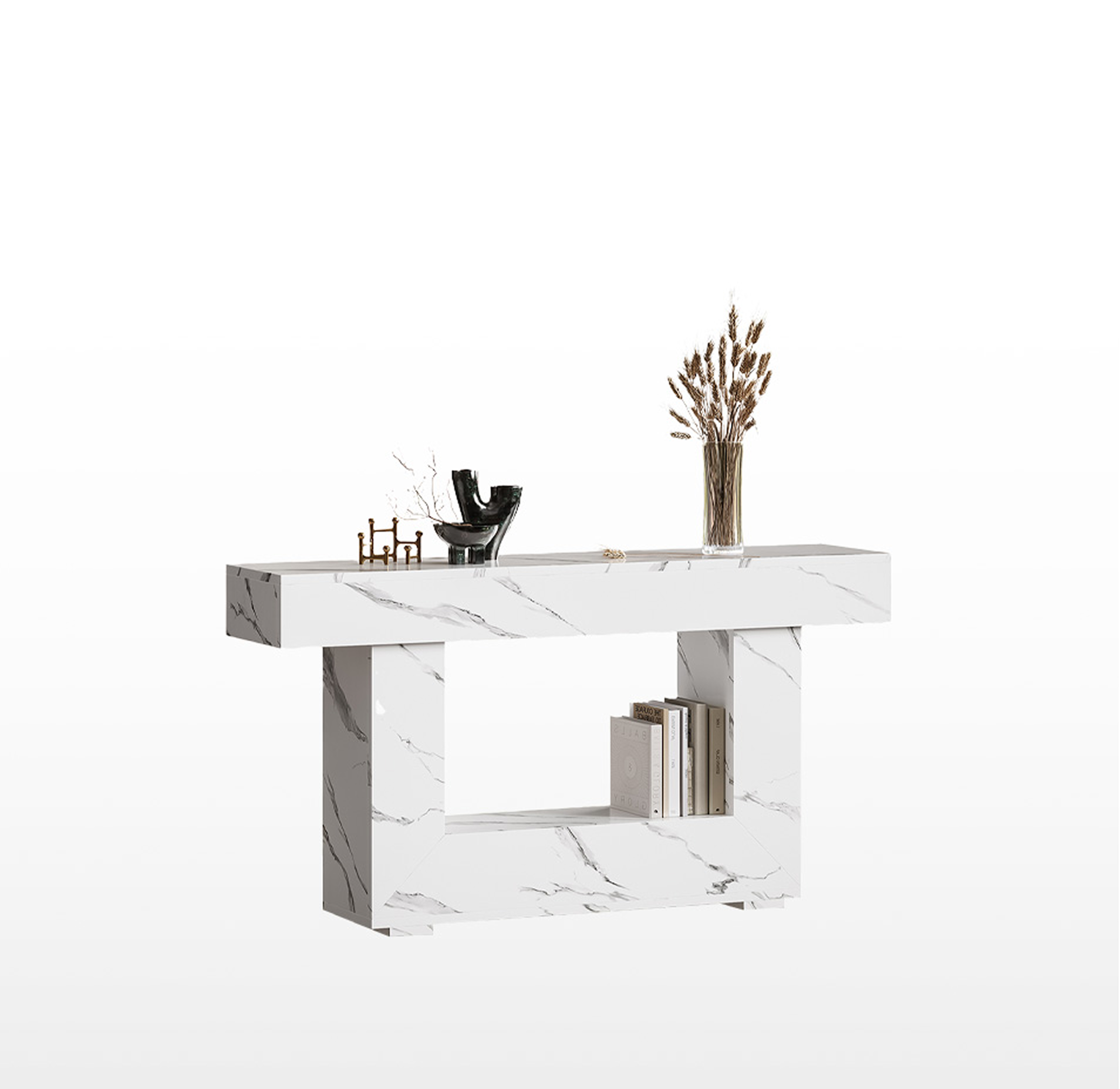 LIKEMET Wooden Rustic Entryway Table（55“）