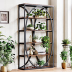 LIKEMET 39.3" Metal Industrial Bookcase