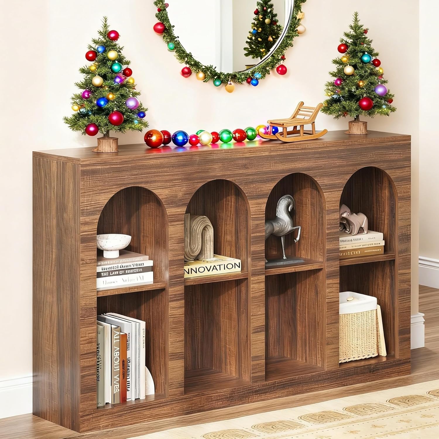 LIKEMET Mid-Century Modern Console Table（55“）